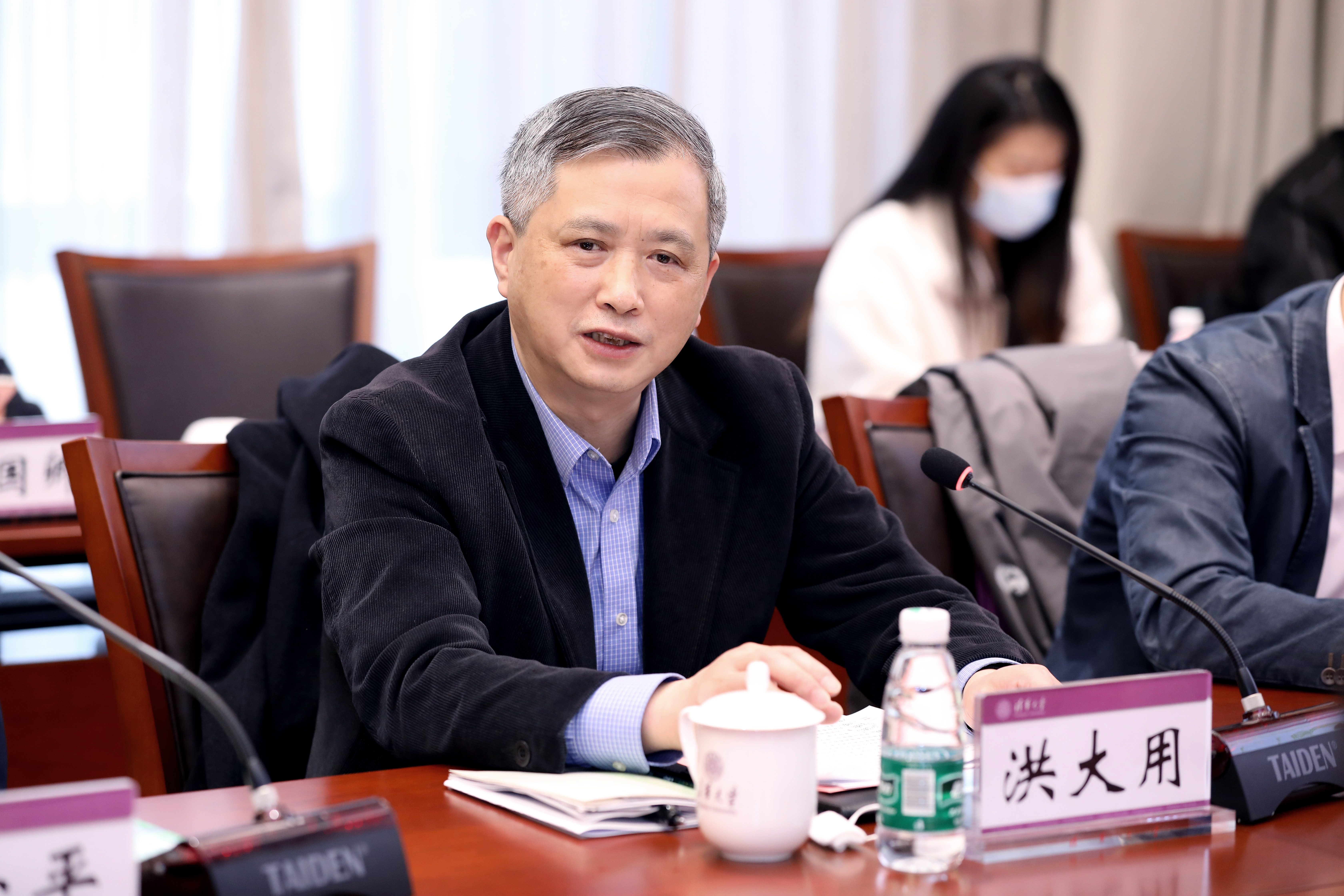 20220310-华体会网页版研究生教育研究中心成立大会暨新发展阶段研究生教育改革创新高端论坛成功召开-曹文鹏-洪大用司长致辞.JPG