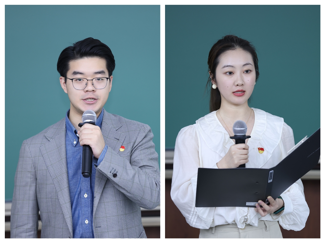 20230921-博士生讲师团“立言计划”第六期(秋季学期)开班仪式暨“建功新时代”联合宣讲活动举行-无-周云鹤、俞千惠作介绍.jpg